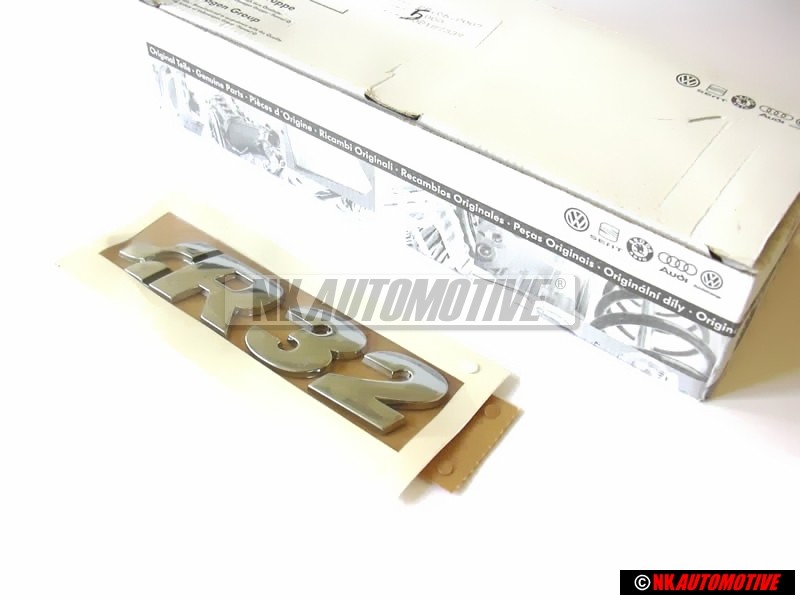 Genuine VW Golf R32 Rear Hatch Trunk Boot Badge Emblem Chrome - 1J0853675Q 739