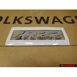 Genuine VW Golf R32 Rear Hatch Trunk Boot Badge Emblem Chrome - 1J0853675Q 739