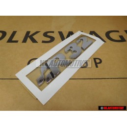 Genuine VW Golf R32 Rear Hatch Trunk Boot Badge Emblem Chrome - 1J0853675Q 739