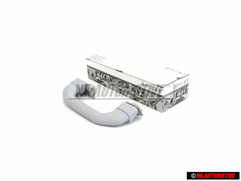 Genuine VW Interior Rear Grab Handle Grey Blue Color - 1H0857607E H50