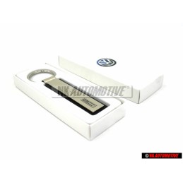 Genuine VW Metal Silver GTI KeyTag Keychain Keyring Keyfob - 000087010F YPN