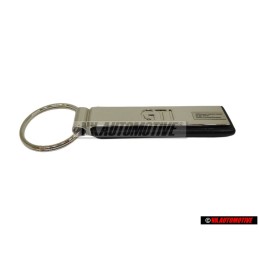 Genuine VW Metal Silver GTI KeyTag Keychain Keyring Keyfob - 000087010F YPN
