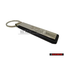 Genuine VW Metal Silver GTI KeyTag Keychain Keyring Keyfob - 000087010F YPN