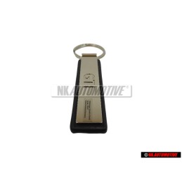 Genuine VW Metal Silver GTI KeyTag Keychain Keyring Keyfob - 000087010F YPN