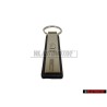 Genuine VW Metal Silver GTI KeyTag Keychain Keyring Keyfob - 000087010F YPN