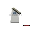 Genuine VW Metal Silver GTI KeyTag Keychain Keyring Keyfob - 000087010F YPN