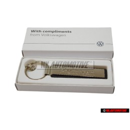 Genuine VW Key Fob Silver/Black - 000087010AAYPN