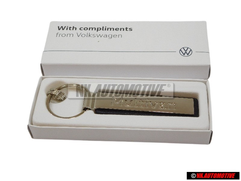 Genuine VW Key Fob Silver/Black - 000087010AAYPN