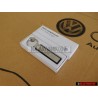 Genuine VW Key Fob Silver/Black - 000087010AAYPN