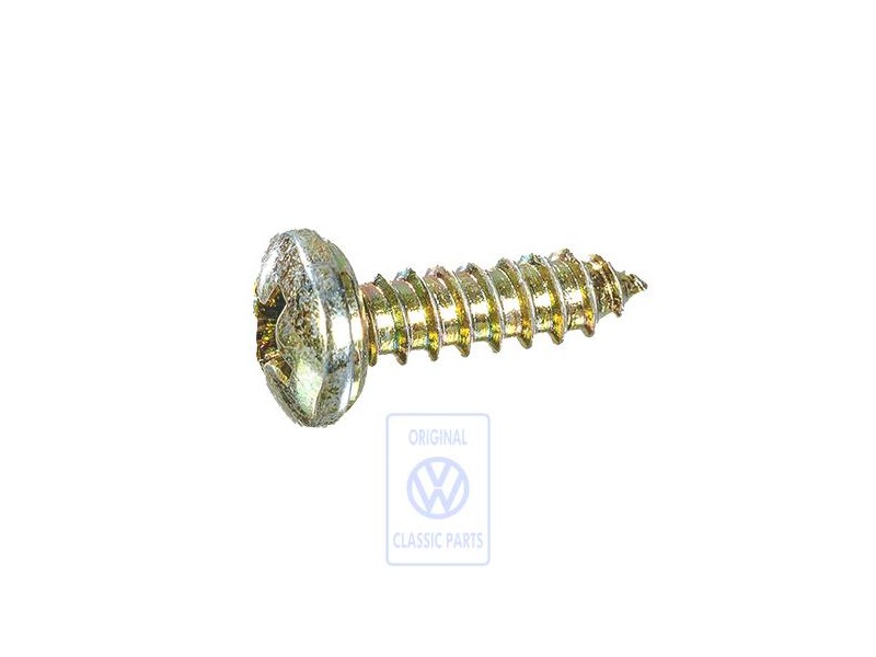 Genuine VW Oval Head Panel Screw - 255070240