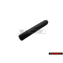 Genuine VW Knob For Locking Rod Satin Black - 6N0837187A 01C
