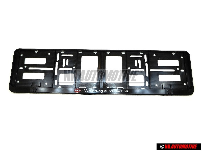 Genuine Audi License Plate Holder Vorsprung Durch Technik - A16-2285