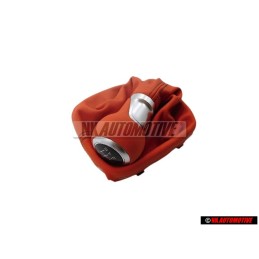 Genuine Audi Gearstick Knob With Boot For Lever (Leather) Red - 8X0064231A 8ZP