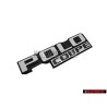 Genuine VW POLO COUPE Rear Boot Badge Emblem Satin Black/White - 871853687 QK6