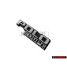 Genuine VW POLO COUPE Rear Boot Badge Emblem Satin Black/White - 871853687 QK6