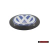 Genuine VW Engine Cover Badge Emblem Blue/White - 038103940F