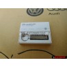 Genuine VW New Logo Metal Leather Keychain Keyring Keytag - 000087010BMYPN