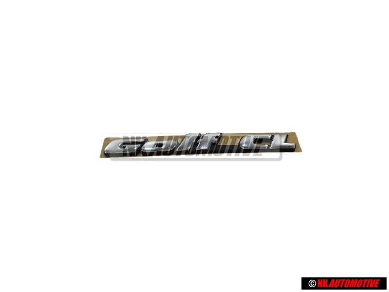 Genuine VW GOLF CL Rear Boot Badge Emblem Chrome - 1H6853687AAZ10