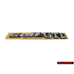 Genuine VW Golf GTD Rear Boot Badge Emblem Chrome - 1H6853687AE