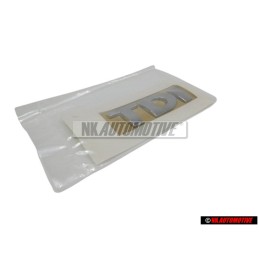 Genuine VW TDI Rear Trunk Boot Badge Emblem Chrome - 3B0853675AN739