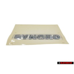 Genuine VW SYNCRO Rear Trunk Boot Badge Emblem Chrome - 3B0853675F 739