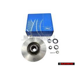 SKF Rear Axle Brake Disc 226x10 4/100 with Bearings - VKBD 1004