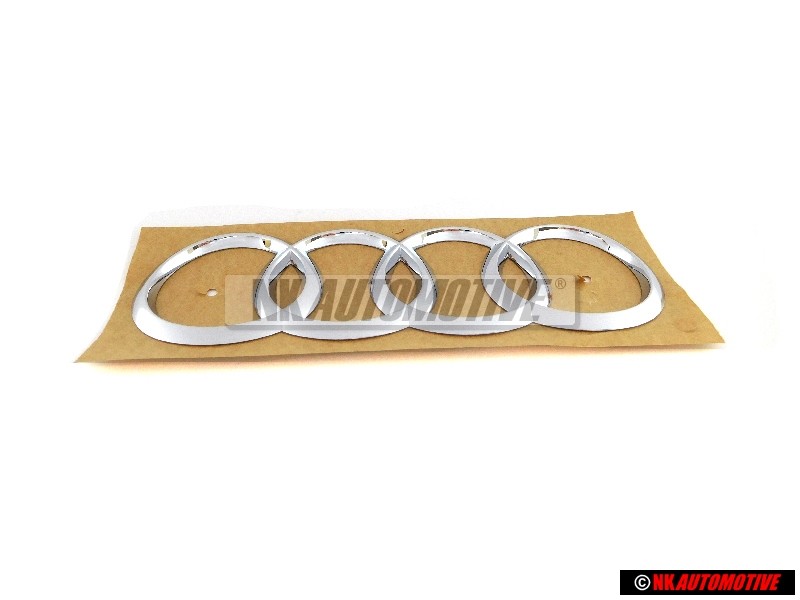 Genuine Audi Rings Rear Boot Badge Emblem Chrome - 4G8853742A 2ZZ