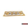 Genuine Audi Rings Rear Boot Badge Emblem Chrome - 4G8853742A 2ZZ