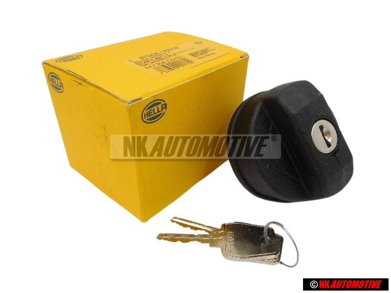 HELLA Fuel Cap, Lockable For Fuel Tank with Keys - 8XY 004 729-001