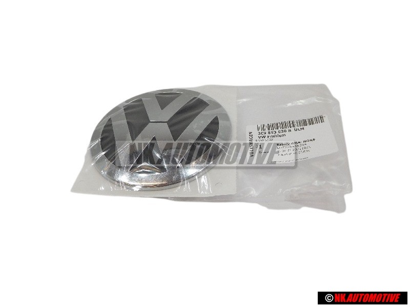 Genuine VW Rear Boot Badge Emblem Chrome - 3C9853630B ULM