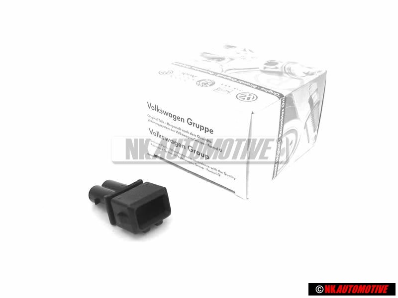 Genuine VW 2 Pin Flat Connector Housing Male Terminal - 357972762