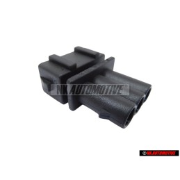 Genuine VW 3 Pin Flat Connector Housing - 357972763