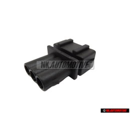 Genuine VW 3 Pin Flat Connector Housing - 357972763