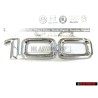 Genuine Audi 100 Rear Boot Badge Emblem Chrome - 4A9853741 2ZZ
