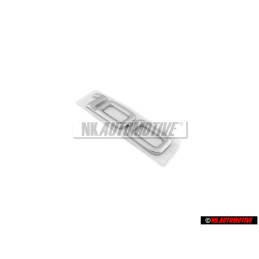Genuine Audi 100 Rear Boot Badge Emblem Chrome - 4A9853741 2ZZ