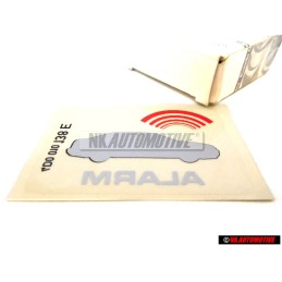 Genuine Audi Sticker Alarm - 4D0010138E