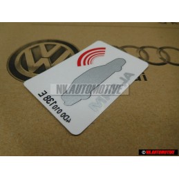 Genuine Audi Sticker Alarm - 4D0010138E