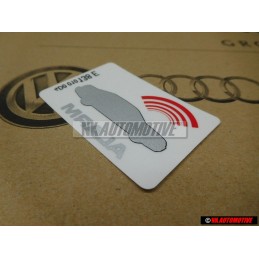 Genuine Audi Sticker Alarm - 4D0010138E