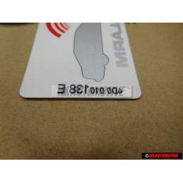 Genuine Audi Sticker Alarm - 4D0010138E