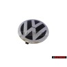 Genuine VW Front Grill Badge Emblem Black/Bright Chrome - 3C0853601A JZA