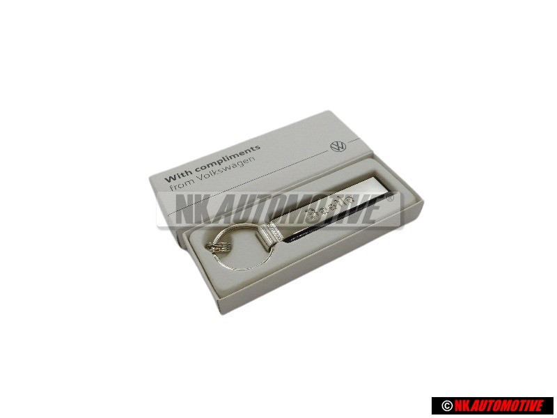 Genuine VW Key Fob Silver/Black - 000087010P YPN