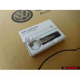 Genuine VW Key Fob Silver/Black - 000087010S YPN