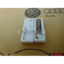 Genuine VW Key Fob Silver/Black - 000087010S YPN
