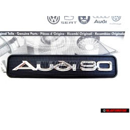 Genuine Audi AUDI 90 Dashboard Badge Emblem Black Chrome - 893853682B