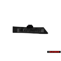 Genuine Audi RS4 Front Grill Badge Emblem Black Chrome Red - 8D9853736A 2ZZ