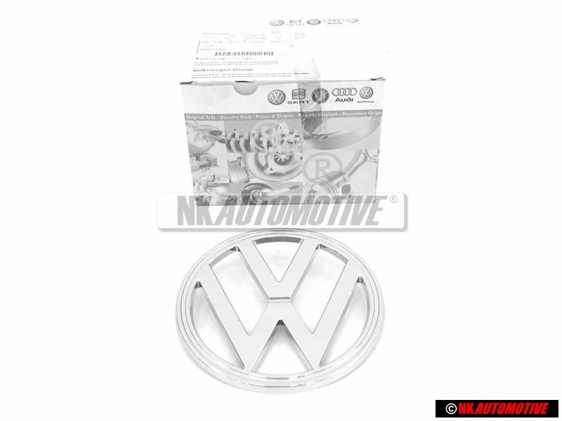 Genuine VW Transporter T2 Front Panel Badge Emblem Chrome - 241853601E