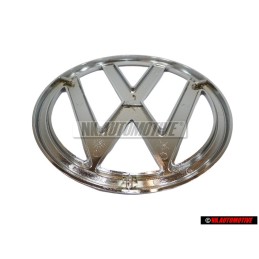 Genuine VW Transporter T2 Front Panel Badge Emblem Chrome - 241853601E