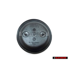 Genuine VW Rear Trunk Boot Badge Emblem Black - 357853601B 041