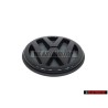 Genuine VW Rear Boot Badge Emblem Black - 1H5853630C 041
