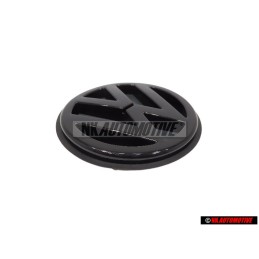 Genuine VW Rear Boot Badge Emblem Black - 1H5853630C 041